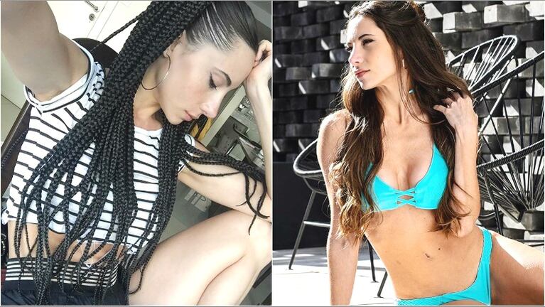 El tremendo cambio de look de Magui Bravi: de lacio a lleno de trencitas (Fotos: Instagram)