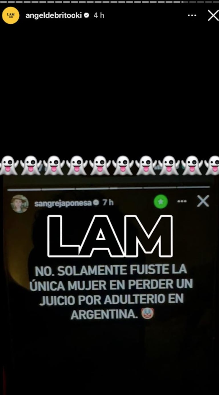 El tremendo mensaje de China contra Pampita.