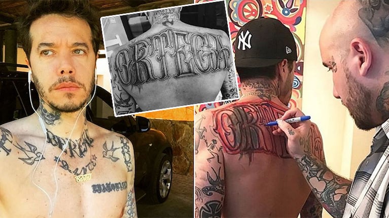 El tremendo tatuaje de Sebastián Ortega (Foto: Instagram)