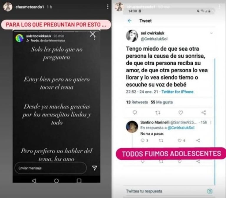 El triste momento de Sol, la hija de Karina La Princesita y El Polaco, que generó preocupación: "Les pido que no pregunten"