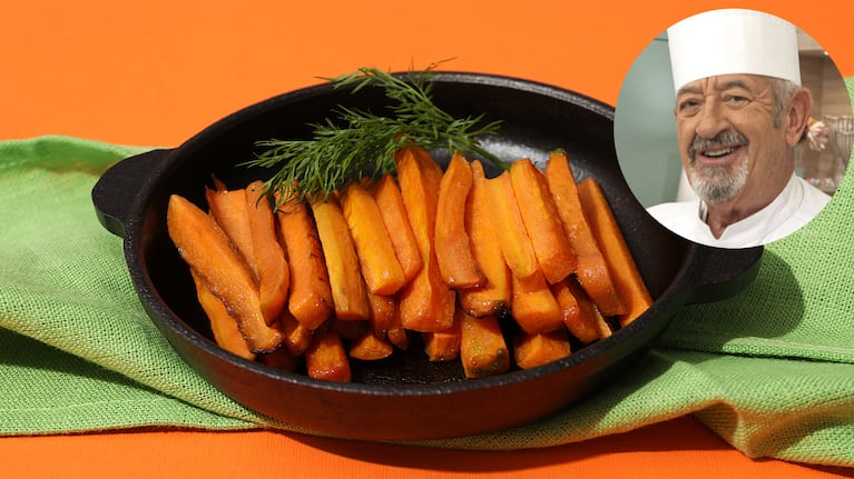 El truco de las zanahorias de Karlos Arguiñano. Foto: montaje