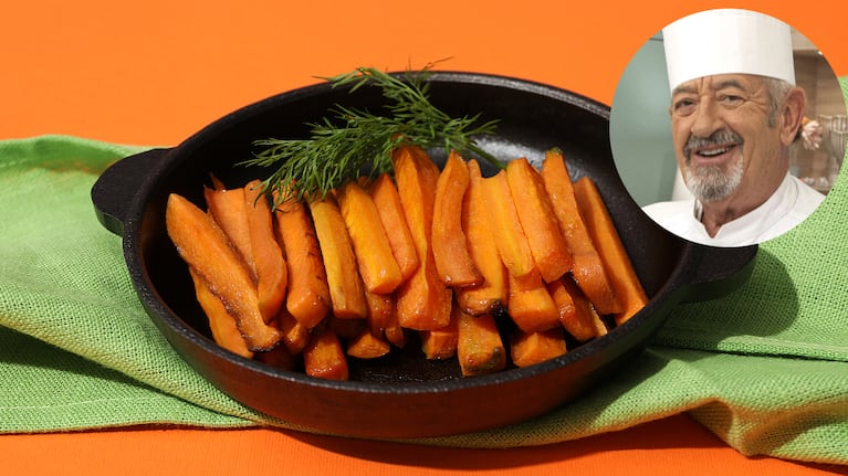 El truco de las zanahorias de Karlos Arguiñano. Foto: montaje