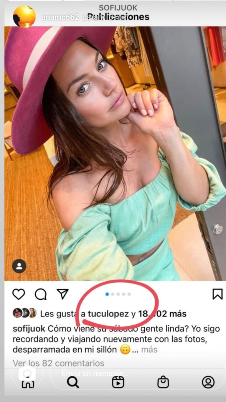 El Tucu López y sus llamativos "me gusta" a Jujuy Jiménez en Instagram tras su separación de Jimena Barón