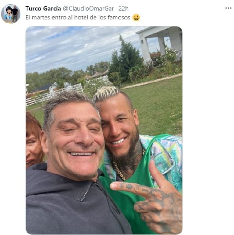 El Turco García ingresa a El Hotel de los Famosos y une fuerzas con Alex Caniggia 