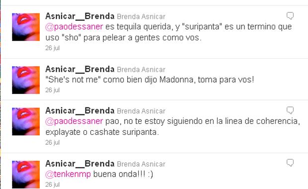 El tweet de Asnicar que generó suspicacias (Foto: Twitter). 
