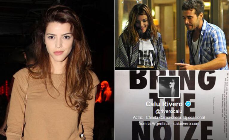 El tweet de Calu Rivero ante el rumor de romance con Cabré (Fotos: Web)