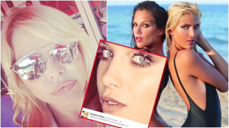 El tweet de Nazarena Vélez tras la pelea de Barbie Vélez con Cande Ruggeri (Fotos: Instagram, Twitter y Web)