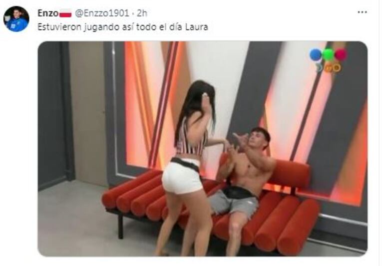 El tweet sobre la spuesta agresión de Alan a Rosina en Gran Hermano (Foto: Twitter / X)