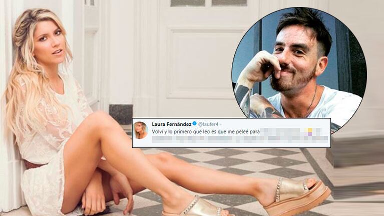  El tweet súper irónico de Laurita ante las especulaciones sobre su separación de Fede Bal
