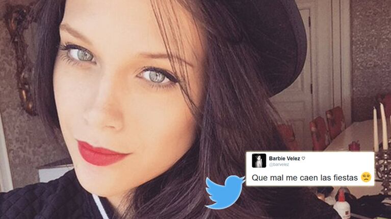 El tweet triste de Barbie Vélez en Navidad: "Que mal me caen las fiestas" (Foto: Twitter)