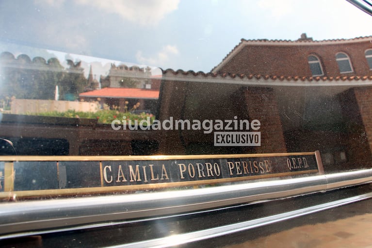 El último adiós a Camila Perissé (Foto: Movilpress).