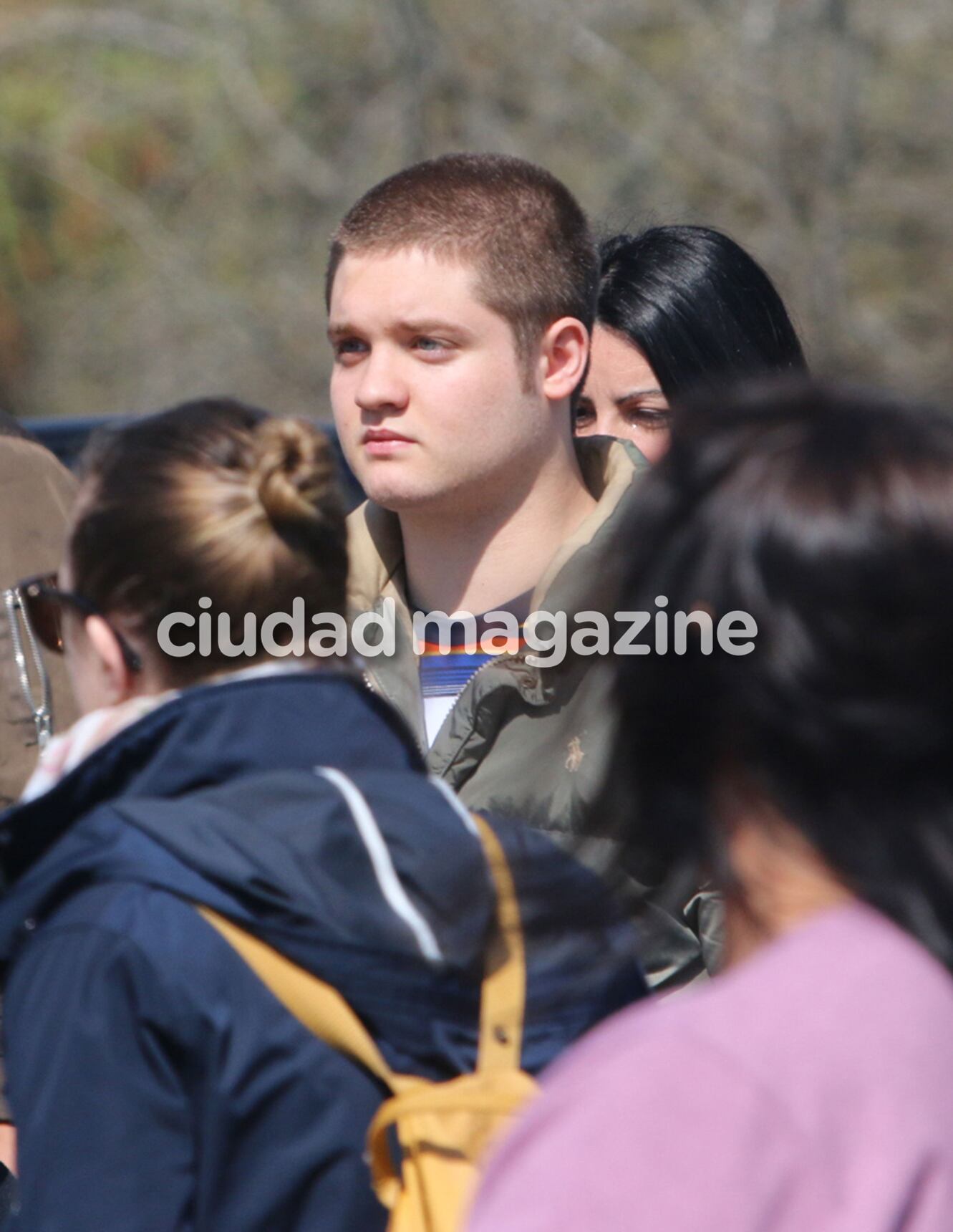 El último adiós a la madre de Araceli González. (Foto: Movilpress)