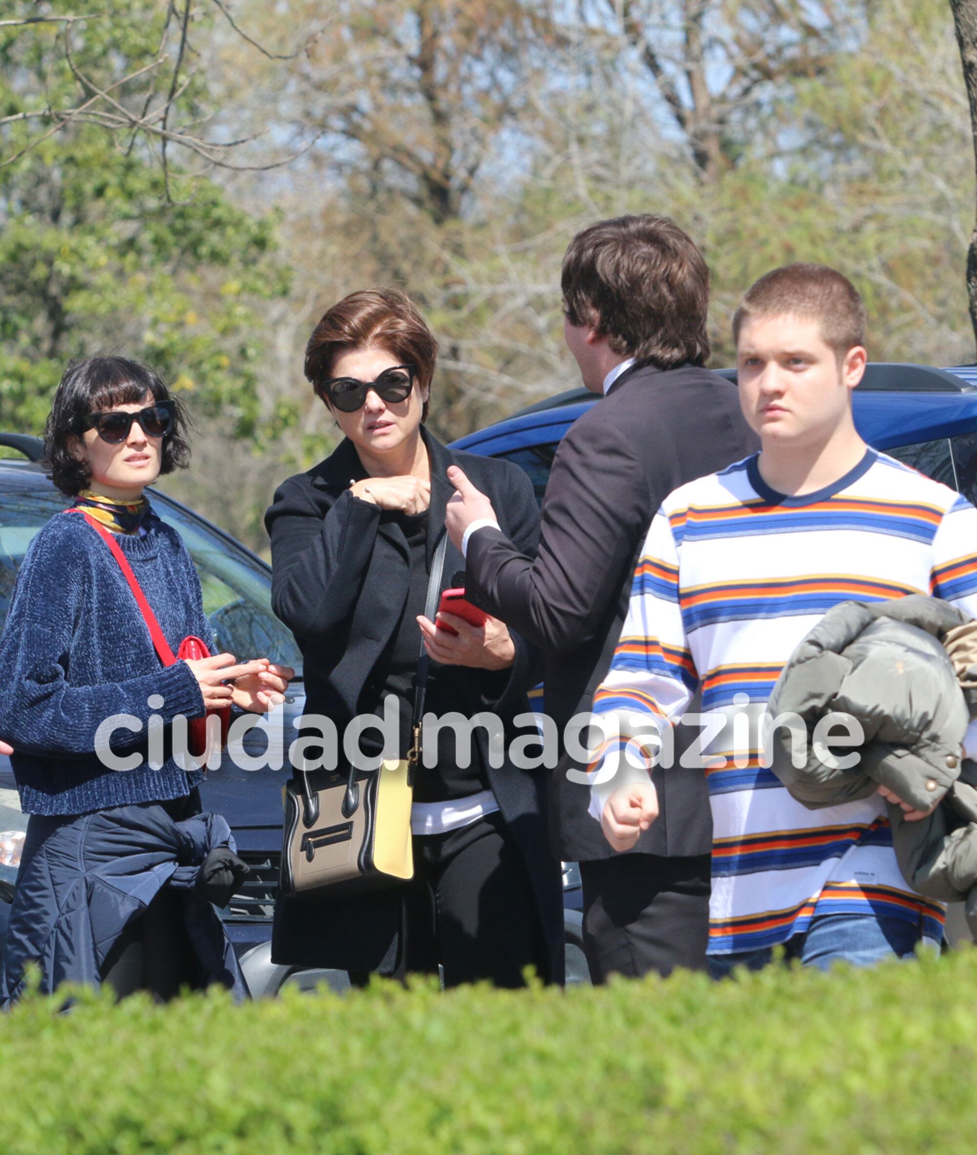 El último adiós a la madre de Araceli González. (Foto: Movilpress)