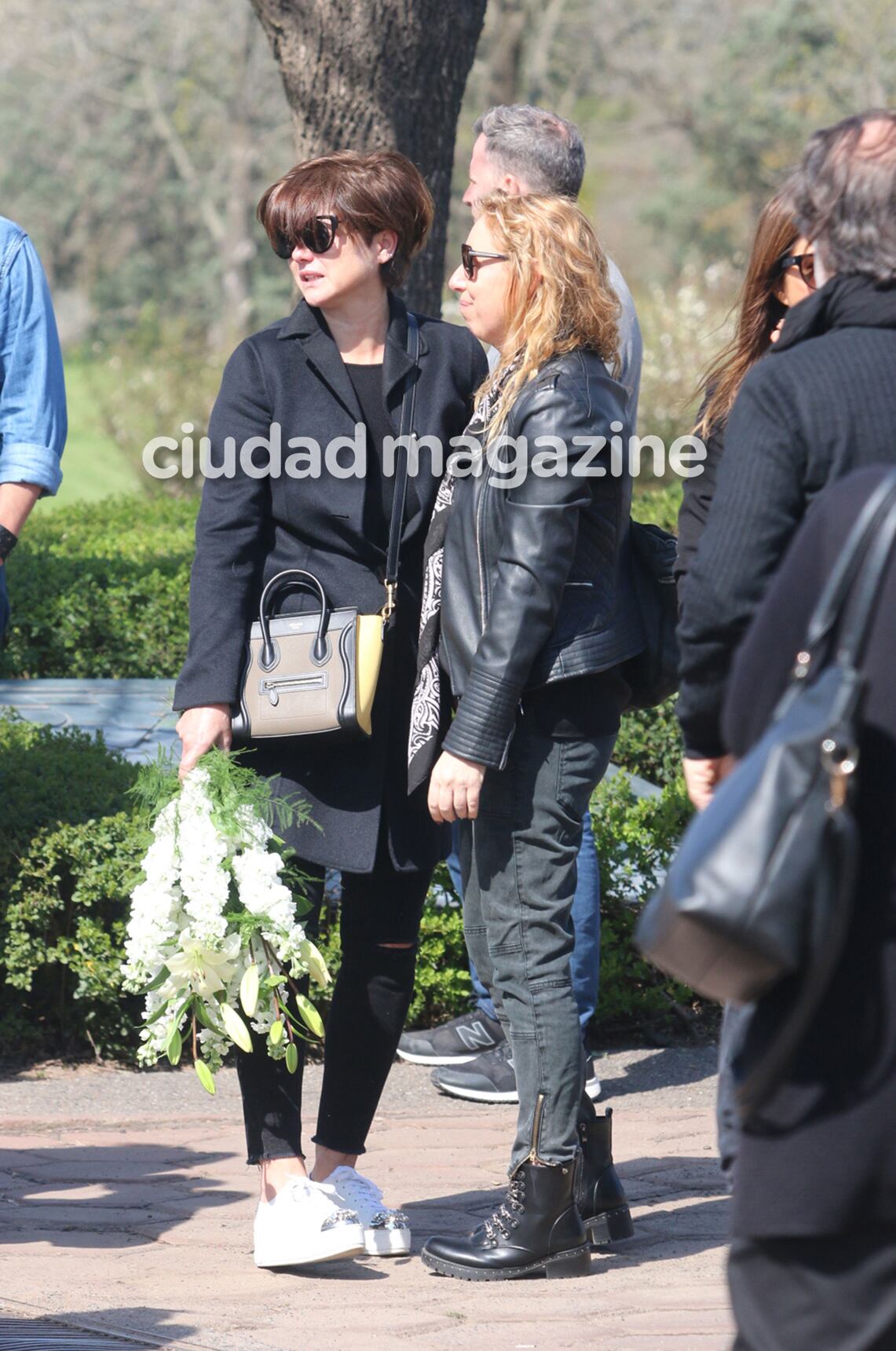El último adiós a la madre de Araceli González. (Foto: Movilpress)