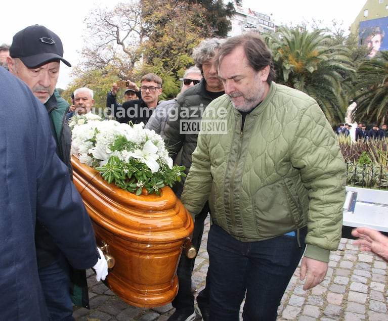 El último adiós a Piero De Benedictis. (Foto: Movilpress)