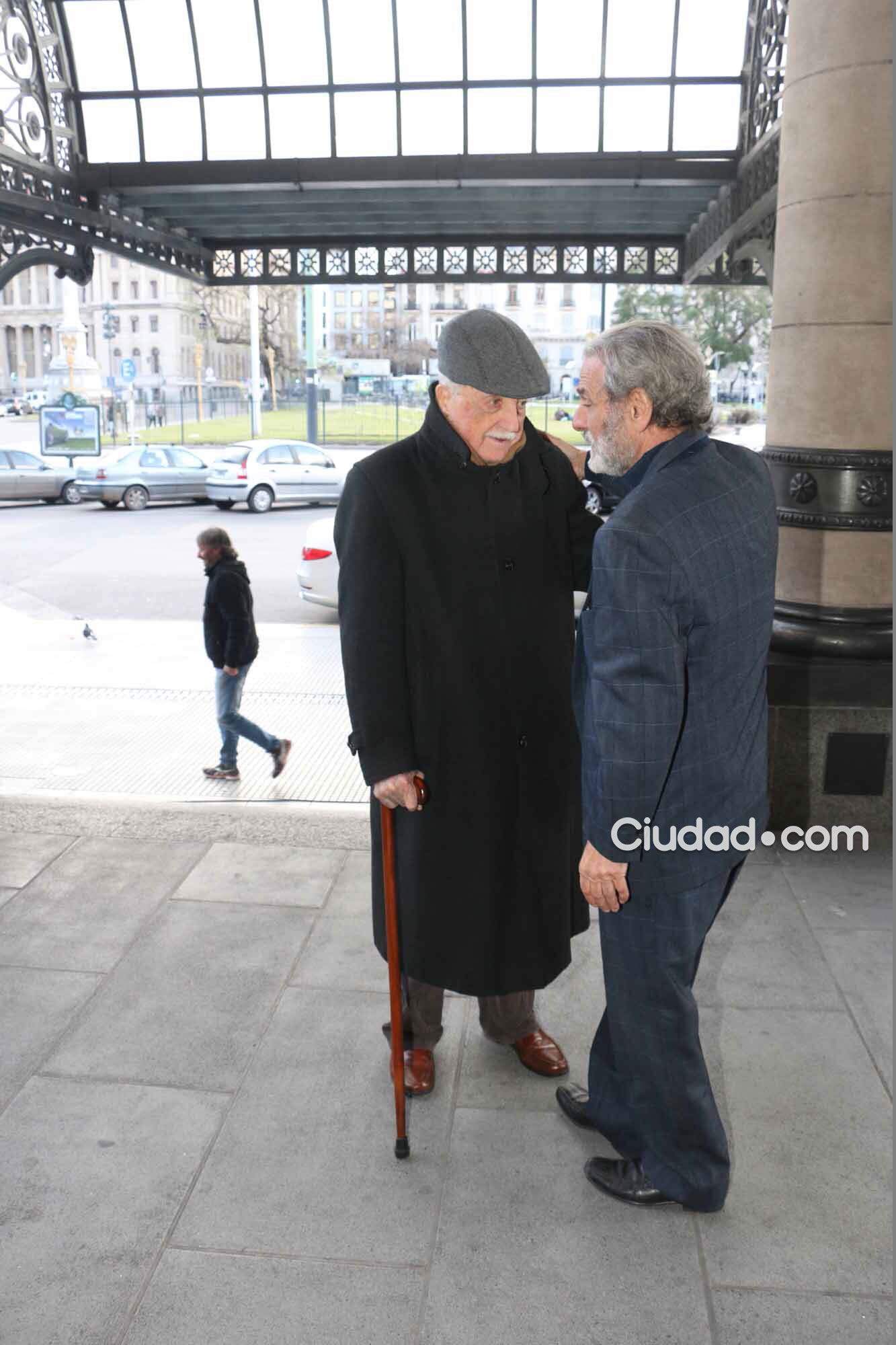 El último adiós a Sergio Renán (Foto: Movilpress)