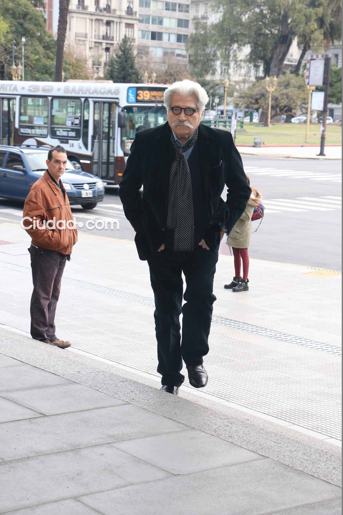 El último adiós a Sergio Renán (Foto: Movilpress)