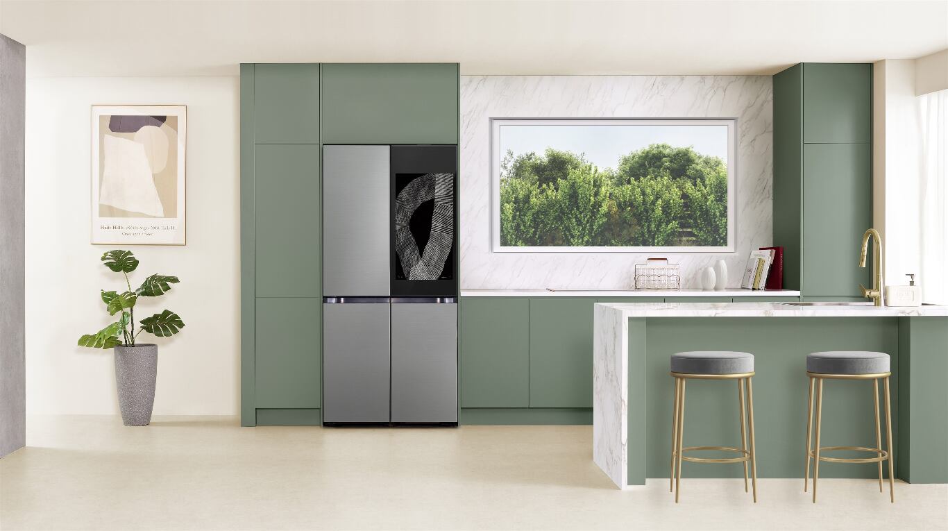 El último frigorífico de Samsung Flex integra la función AI Vision Inside, que reconoce y clasifica alimentos