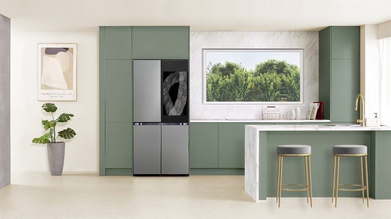 El último frigorífico de Samsung Flex integra la función AI Vision Inside, que reconoce y clasifica alimentos