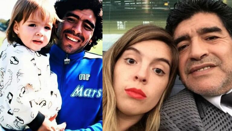 El último mensaje público de Dalma a Diego fue muy fuerte.