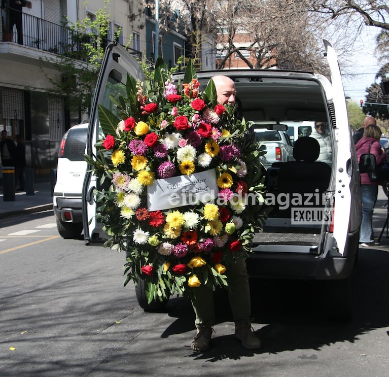 El velatorio de Chiche Gelblung. (Foto: Movilpress)