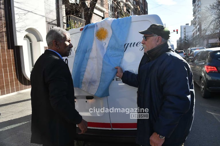 El velatorio de Locomotora Oliveras. Foto: rsfotos/unargency