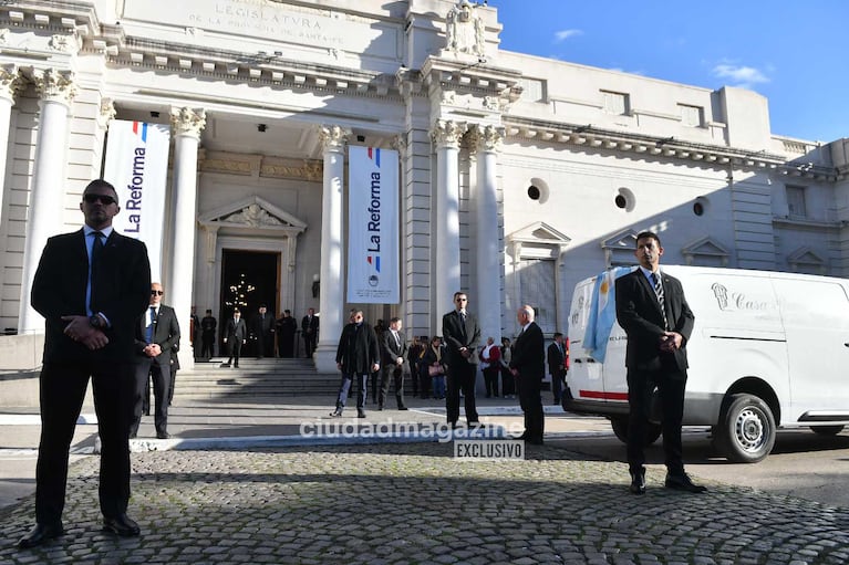 El velatorio de Locomotora Oliveras. Foto: rsfotos/unargency