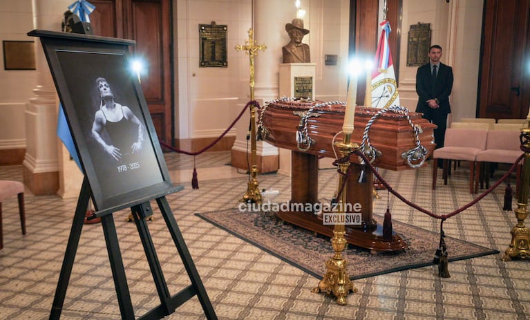 El velatorio de Locomotora Oliveras. Foto: rsfotos/unargency