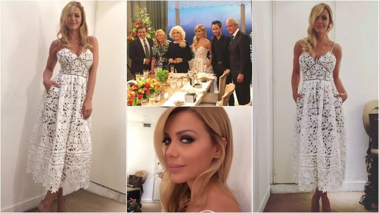 El vestido top (y muy sexy) que lució Evangelina Anderson. Foto: Instagram