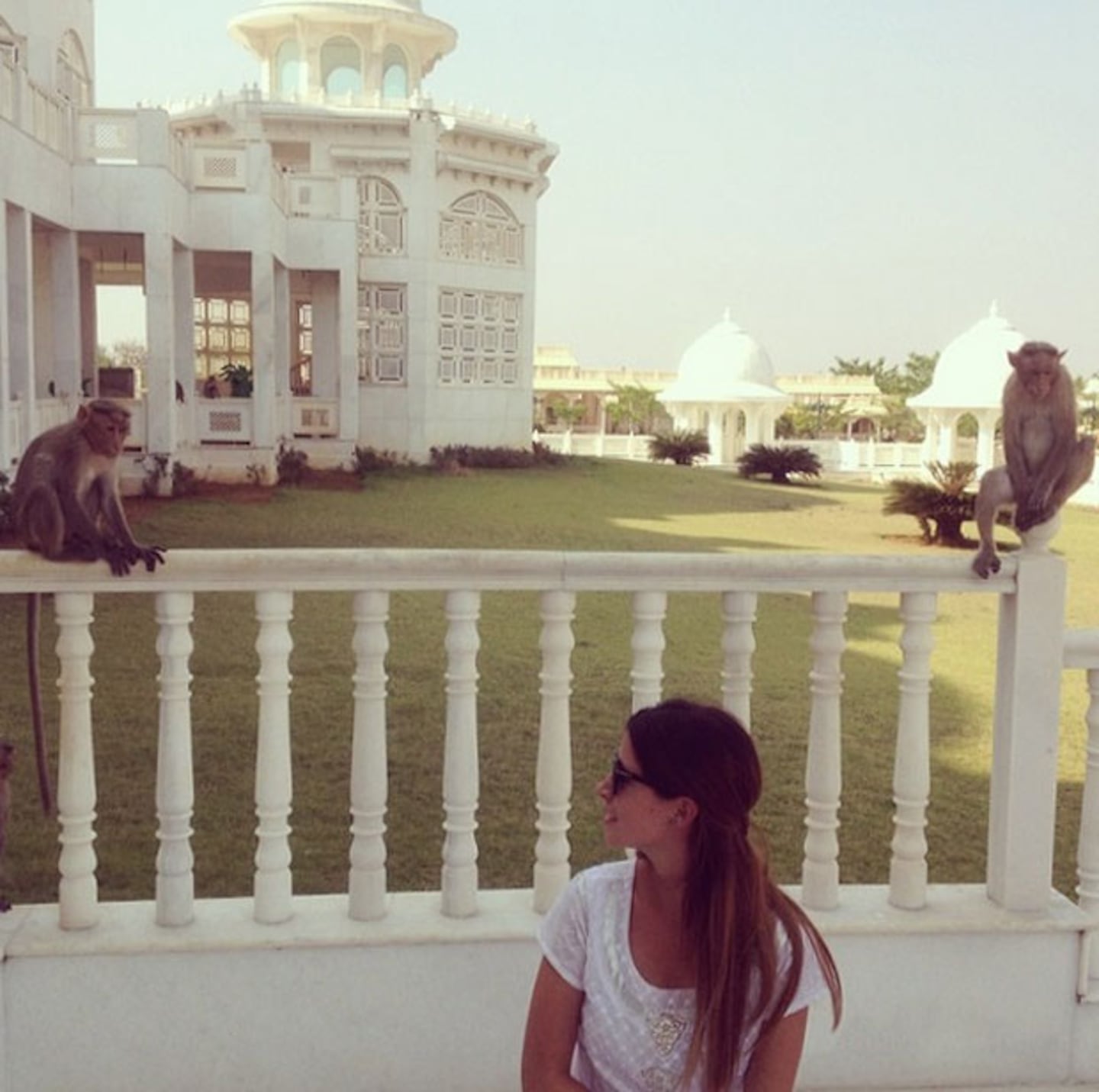 El viaje a la India de Agustina Córdova. (Foto: Instagram)