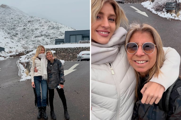 El viaje a Mendoza de Marta Fort con su novio y su madrina (Foto: Instagram @martacfort)