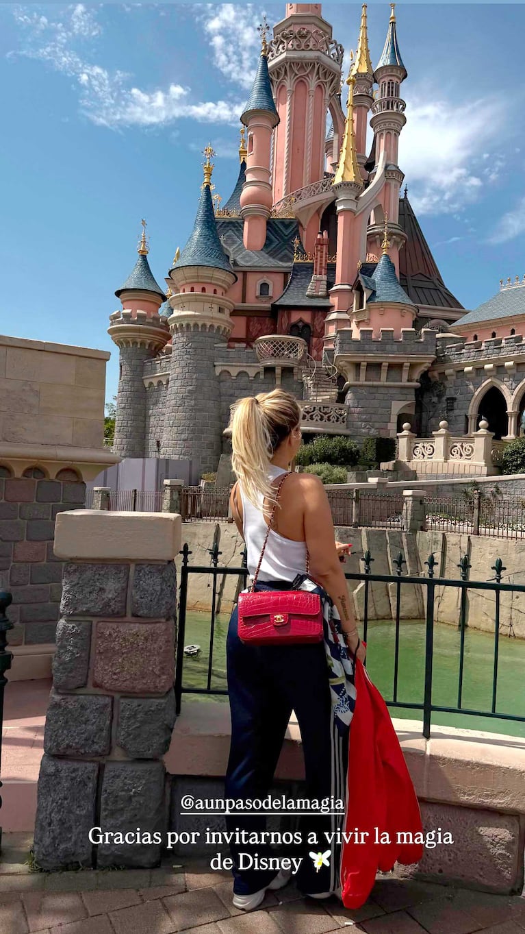 El viaje de Wanda Nara y sus hijos a París (Fotos: Instagram @wanda_nara)