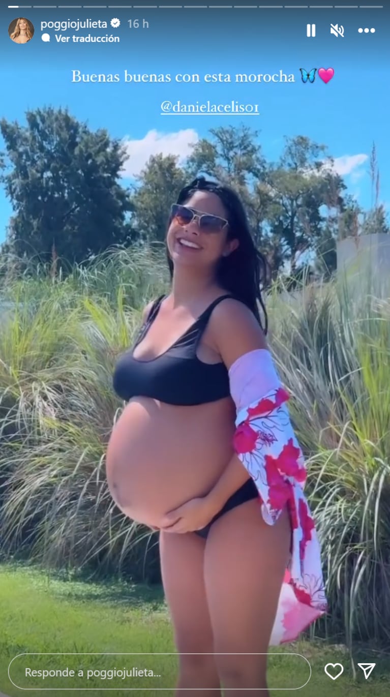 El video de Daniela Celis en bikini a días de dar a luz: “¿La última vez que la vemos con pancita?”