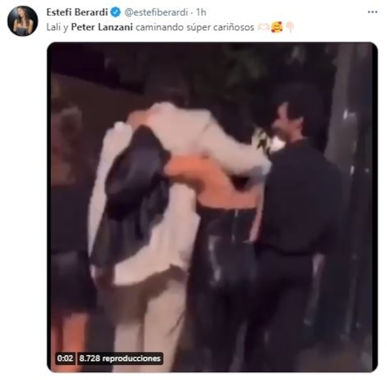 El video de Lali Espósito y Peter Lanzani abrazados en San Sebastián: "Elijo creer"