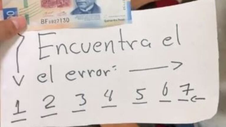 El video del momento: ¿Podés encontrar el error?