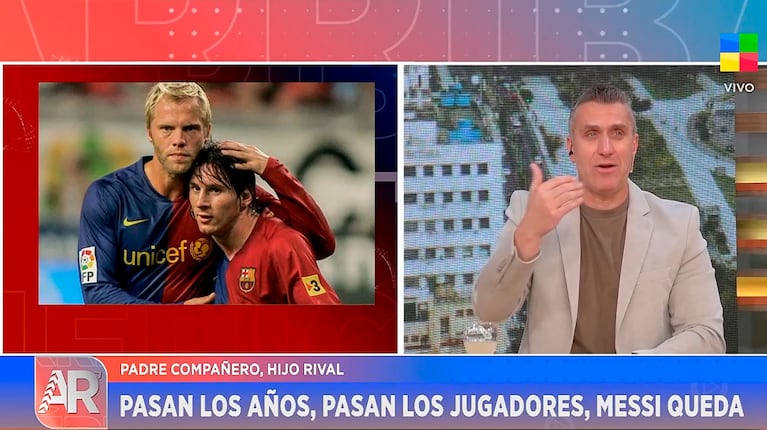 El vínculo entre Messi y el jugador de Islandia (América TV)