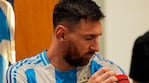 El vínculo entre Messi y el jugador de Islandia (Foto de Instagram de Leo Messi)