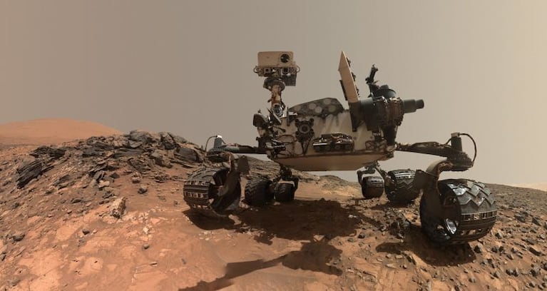 El visitante mecánico Curiosity cumple 2000 días en Marte