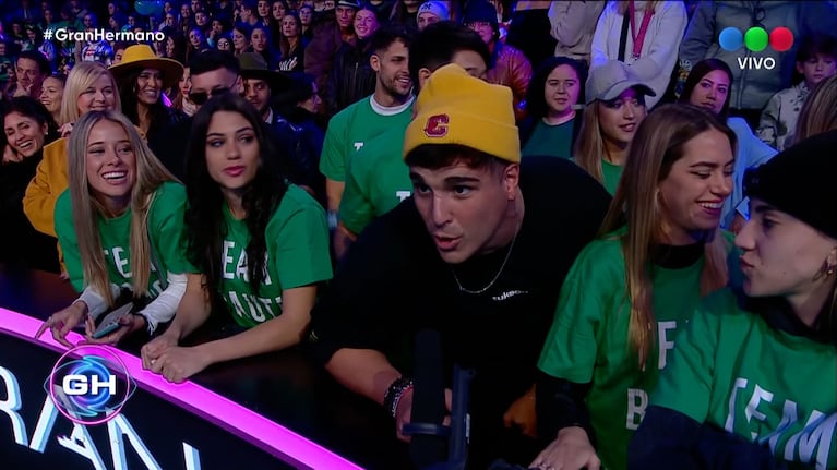 El vulgar gesto de Furia a Mauro Dalessio en plena gala de eliminación en Gran Hermano