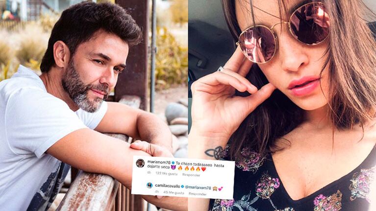 El zarpado comentario de hot de Mariano a una foto sexy de Camila Cavallo