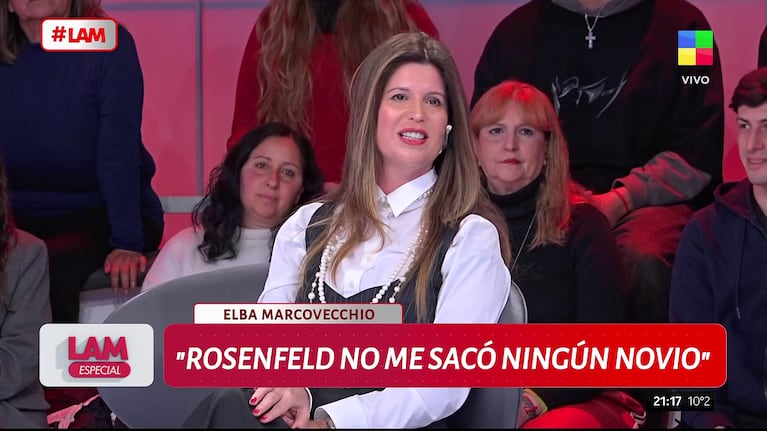 Elba Marcovecchio en LAM (Foto: captura de América).