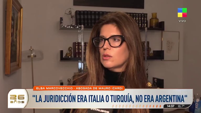 Elba Marcovecchio habló de la causa de Wanda Nara y Mauro Icardi (Foto: captura de América).