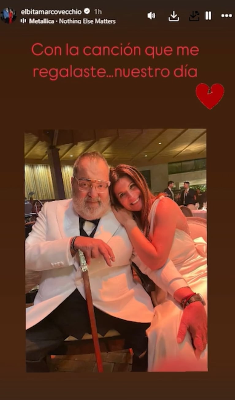 Elba Marcovecchio recordó a Jorge Lanata. Foto: IG | elbitamarcovecchio