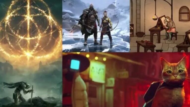Elden Ring, God of War Ragnarök y Stray
