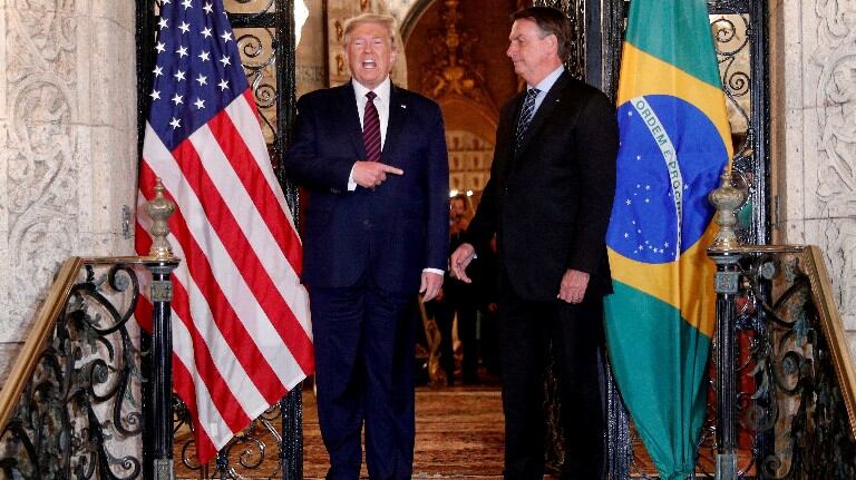 Elecciones Estados Unidos: Bolsonaro siguió conteo de votos durante la madrugada. Foto: Reuter.