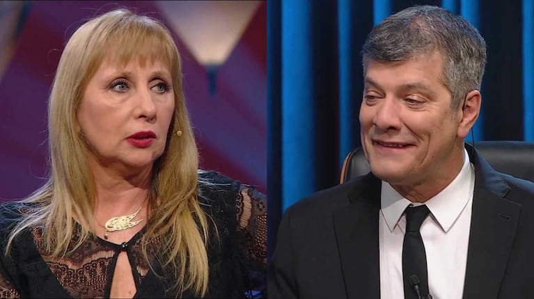 Eleonora Cassano y Mario Pergolini (Foto: captura América TV)