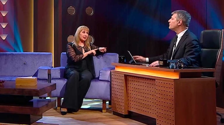 Eleonora Cassano y Mario Pergolini (Foto: captura América TV)