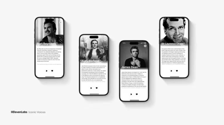 ElevenLabs lleva a su nueva ‘app’ Reader las voces de actores de cine clásico: los detalles