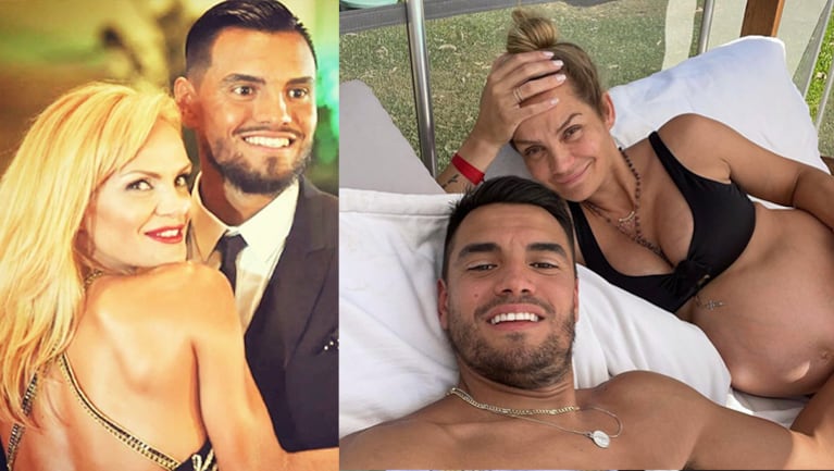 Eliana Guercio confirmó su embarazo con una foto de su pancita junto a Sergio Romero.