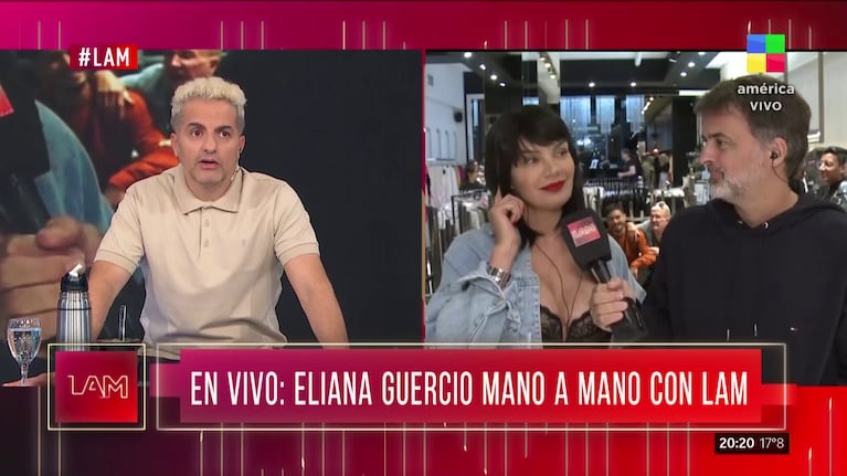 Eliana Guercio en una nota con LAM.